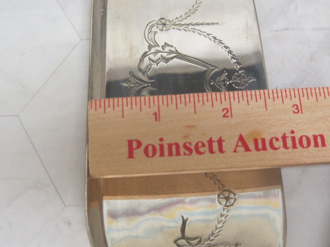 English Victorian Silverplate Crumber - 6