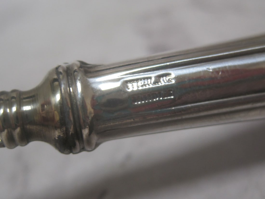 Sterling Silver Handled Gravy Ladle - 4