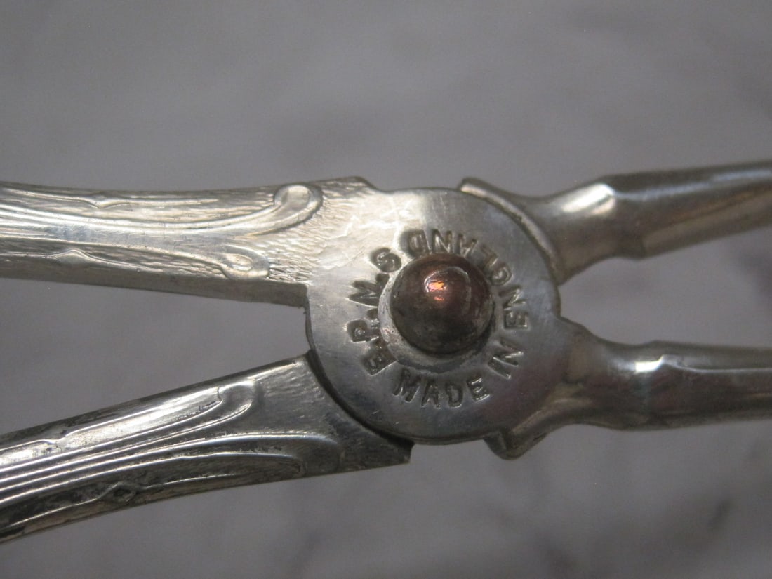 Vintage Silverplate Salad Tongs - 6