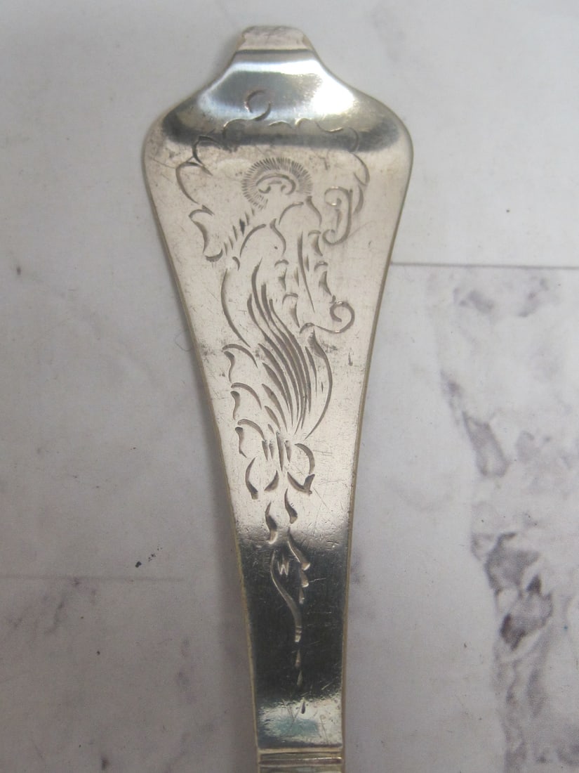 Swedish Art Deco Silverplate Serving Spoon - 2
