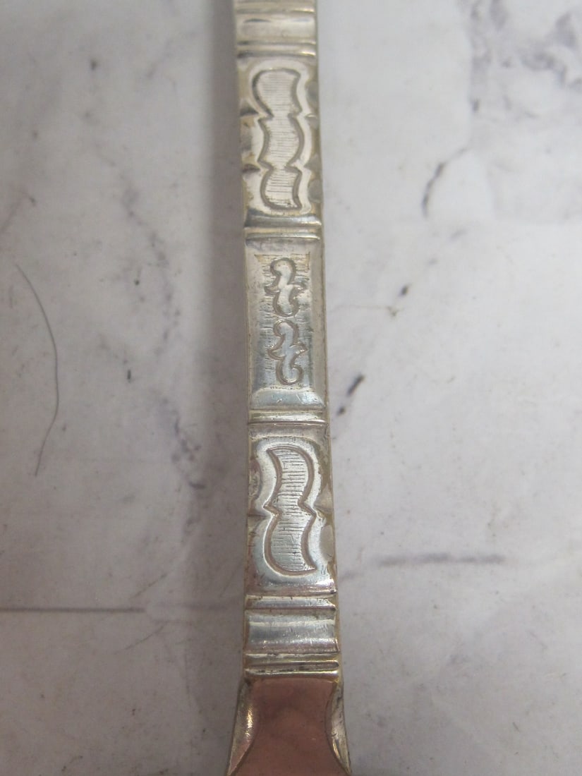 Swedish Art Deco Silverplate Serving Spoon - 3