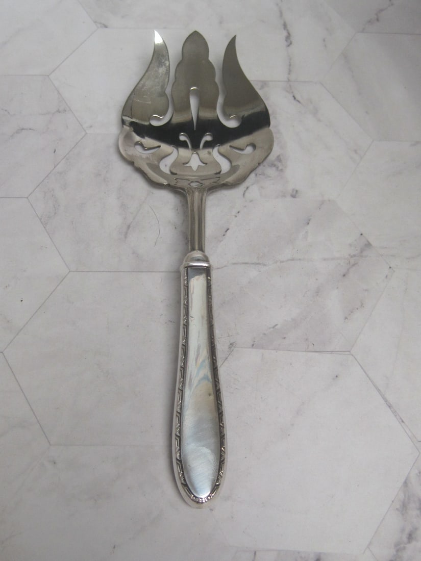 Sterling Silver Handled Buffet Fork: 8 1/4" long