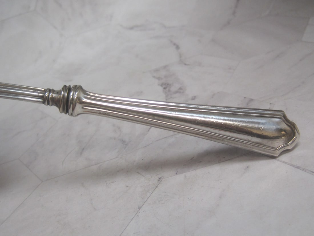Sterling Silver Handled Large Serving Spoon - 2
