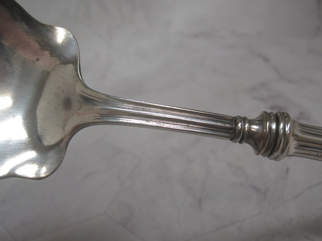 Sterling Silver Handled Large Serving Spoon - 3