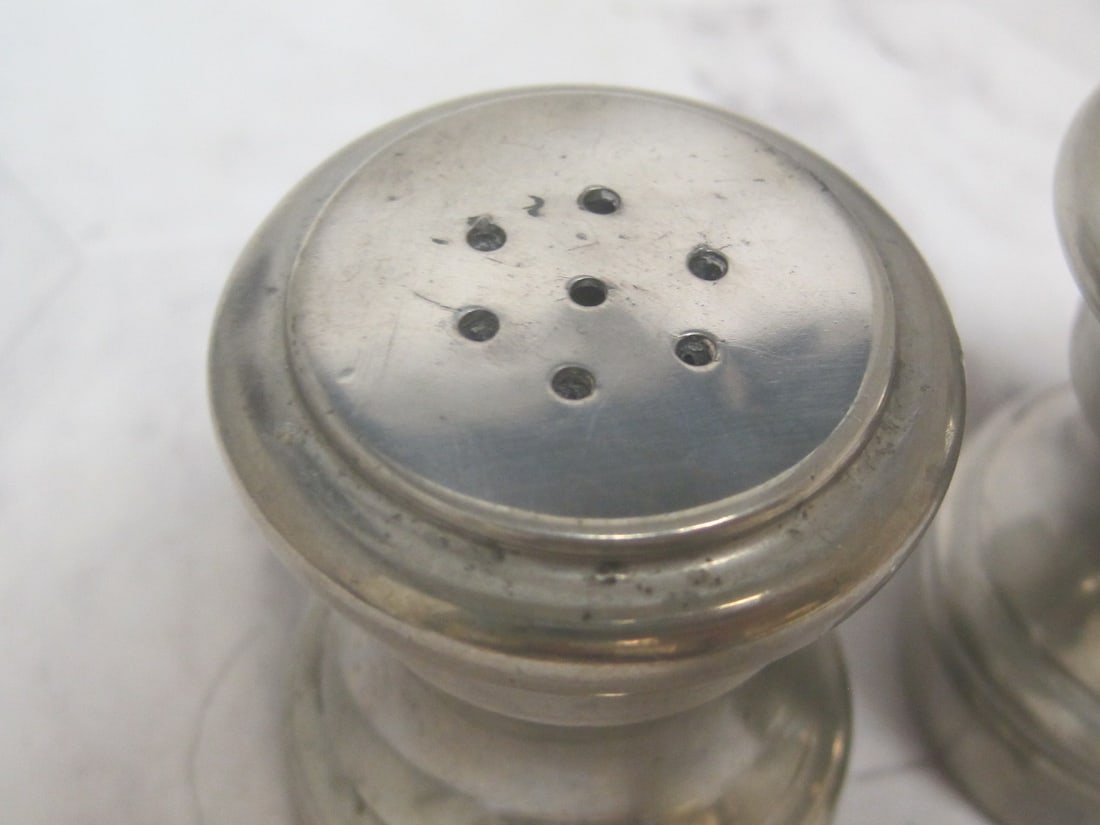 Pewter Pepper Mill & Salt Shaker - 2