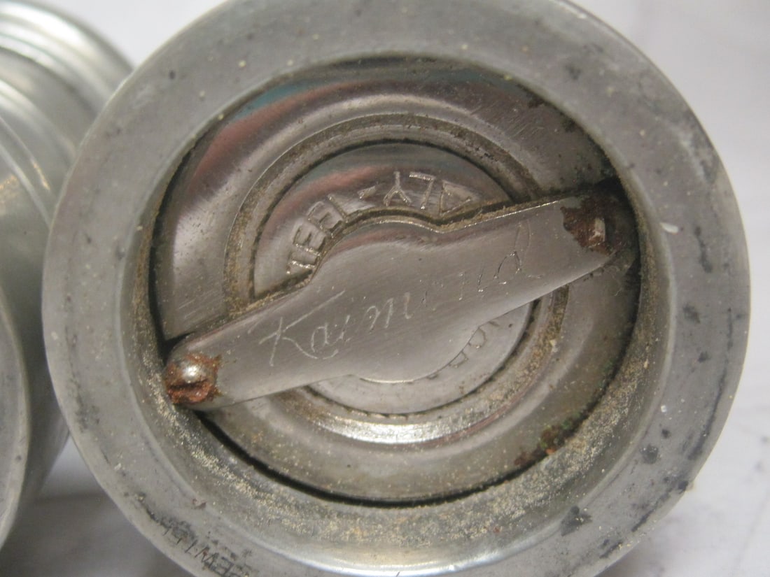 Pewter Pepper Mill & Salt Shaker - 6