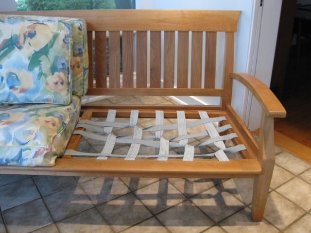 Lane WeatherMaster Indoor/Outdoor Wood Sofa with Removable Cushions - 3