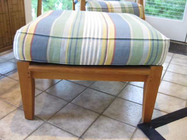 Lane WeatherMaster Indoor/Outdoor Armchair and Ottoman with Removable Cushions - 12