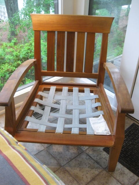 Lane WeatherMaster Indoor/Outdoor Armchair and Ottoman with Removable Cushions - 5