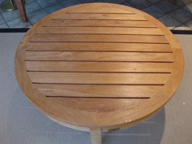 Laneventure Solid Wood Slat Style Coffee Table - 2