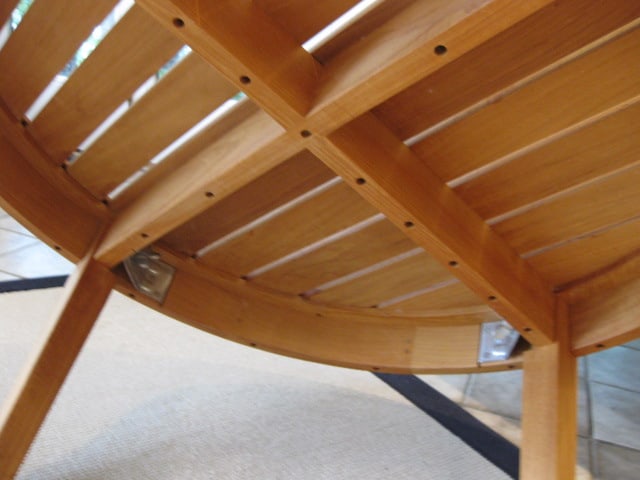 Laneventure Solid Wood Slat Style Coffee Table - 4