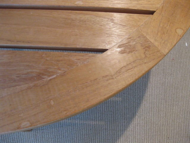 Laneventure Solid Wood Slat Style Coffee Table - 9