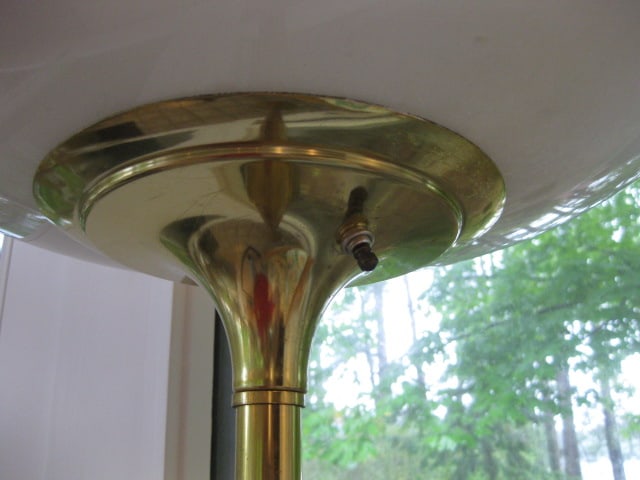 Midcentury 3-Way Torchiere Floor - 3