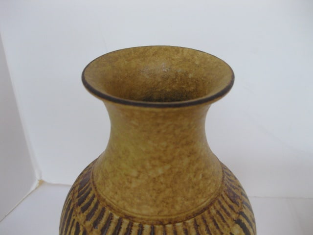 Handpainted Tribal Design Pottery Vase - 2