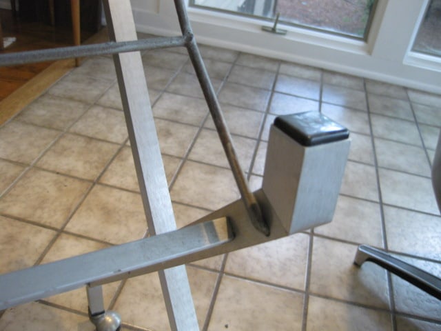 Midcentury Aluminum Folding Tea Cart - 11