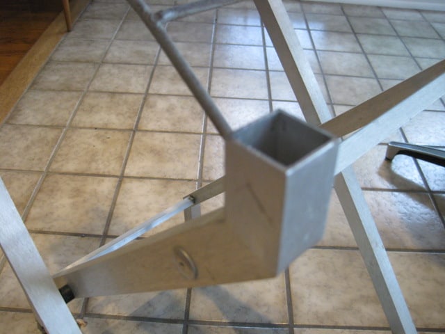 Midcentury Aluminum Folding Tea Cart - 12