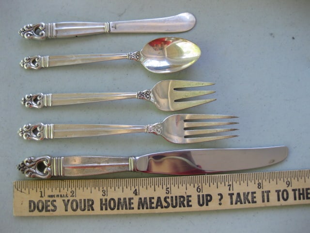 International Sterling "Royal Danish" Flatware - 12