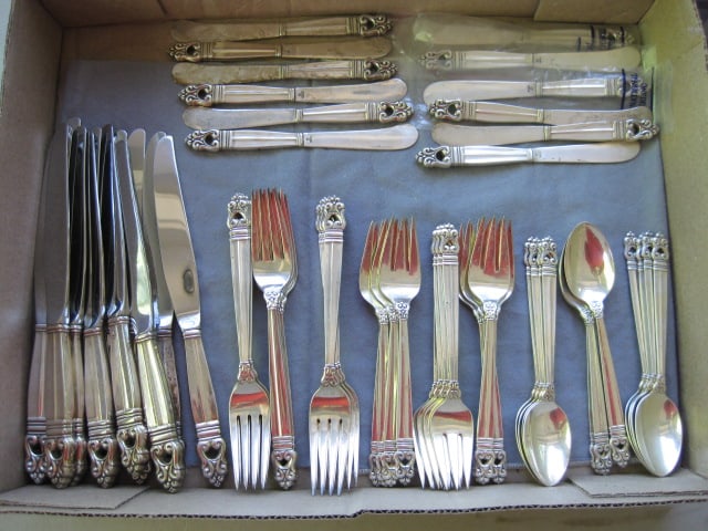 International Sterling "Royal Danish" Flatware (1 of 15)