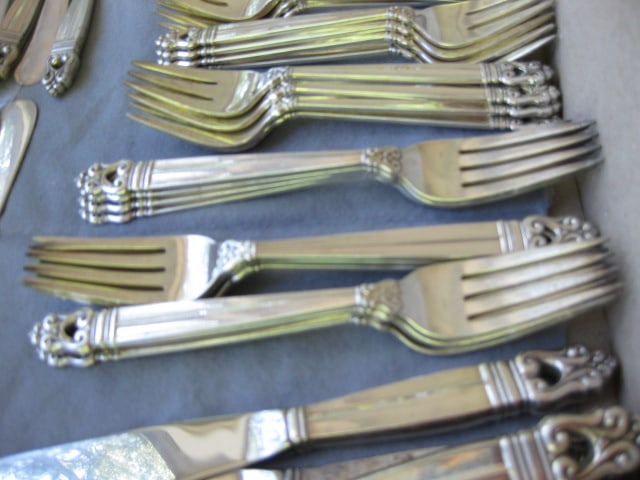 International Sterling "Royal Danish" Flatware - 3