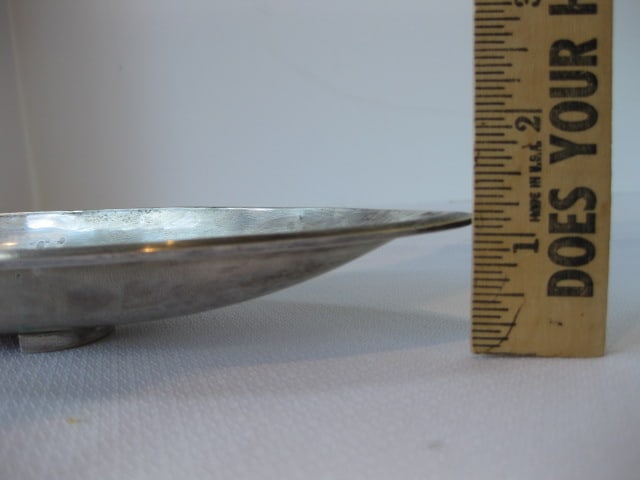 Mexican 925 Sterling Footed Dish - 4