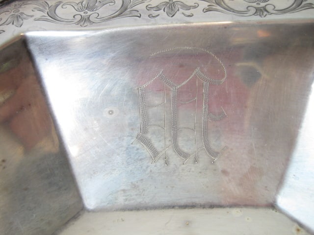 Vintage Alvin Sterling Octagonal Bowl - 5