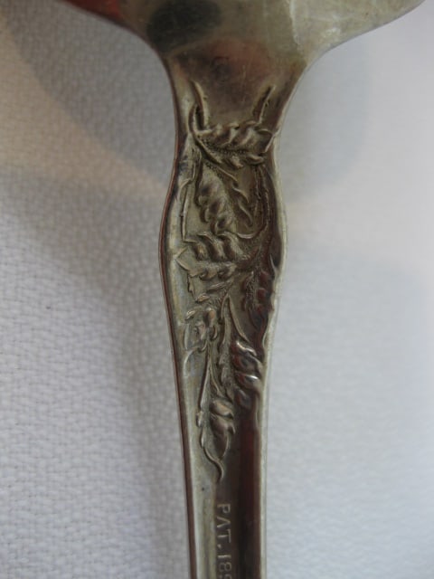 Vintage Sterling Napkin Rings, Serving Spoons and Fork, Sugar Spoon and Asparagus Fork - 11