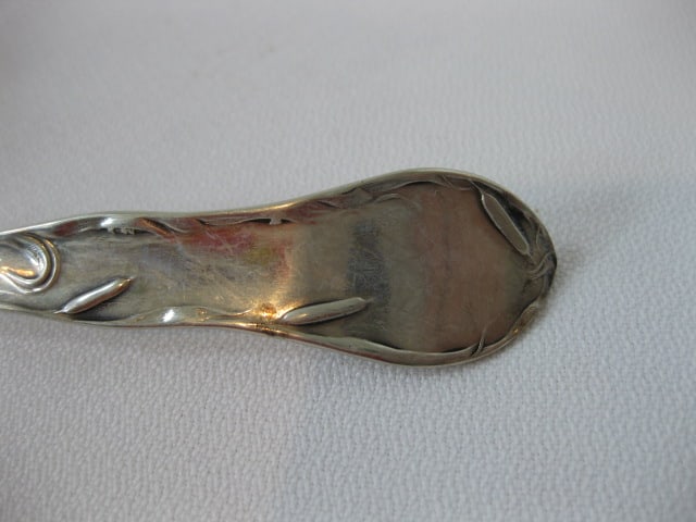 Vintage Sterling Napkin Rings, Serving Spoons and Fork, Sugar Spoon and Asparagus Fork - 18