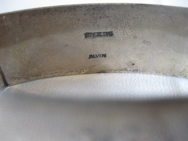 Vintage Sterling Napkin Rings, Serving Spoons and Fork, Sugar Spoon and Asparagus Fork - 3