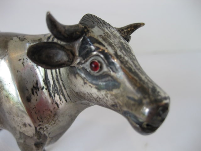 Sterling Cow Form Creamer - 3
