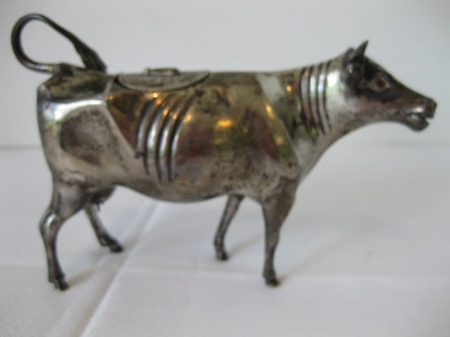Sterling Cow Form Creamer - 4