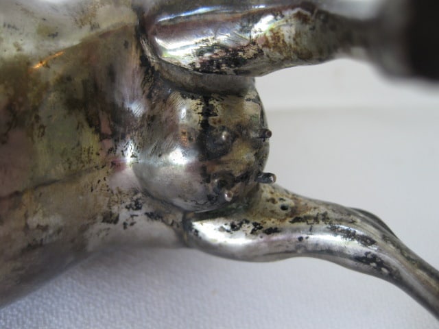 Sterling Cow Form Creamer - 9