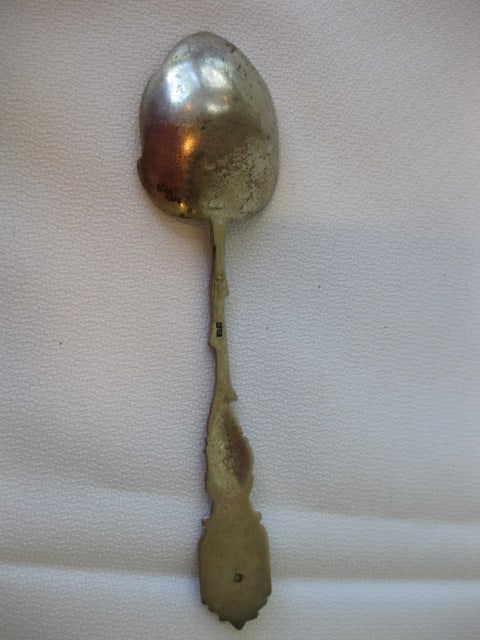 Web Sterling Handle Angel Food Cake Knife and Dessert Knife, Sterling Postage Stamp Holder, - 11