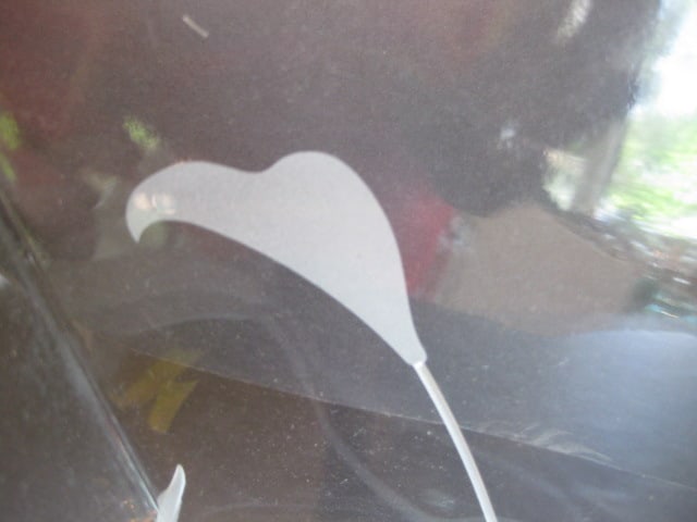 Etched Calla Lily Design Crystal Vase - 2