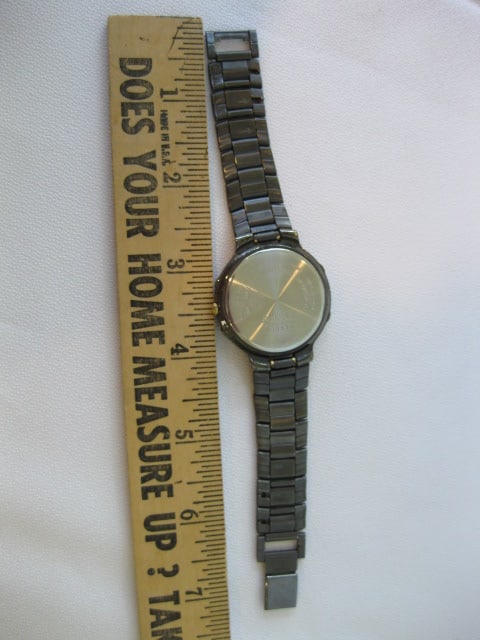 Pulsar Solar Classic Black and Gold Tone Wrist Watch in Original Box - 4