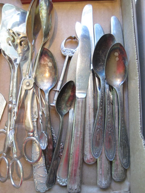 Silverplate Serving and Flatware Pieces - 2