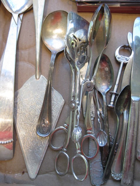 Silverplate Serving and Flatware Pieces - 3