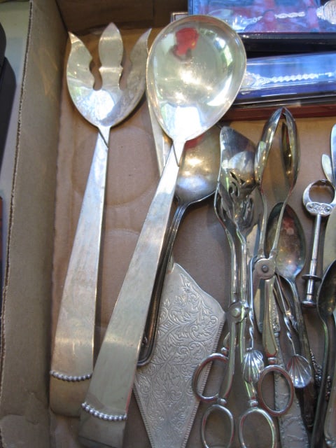 Silverplate Serving and Flatware Pieces - 4