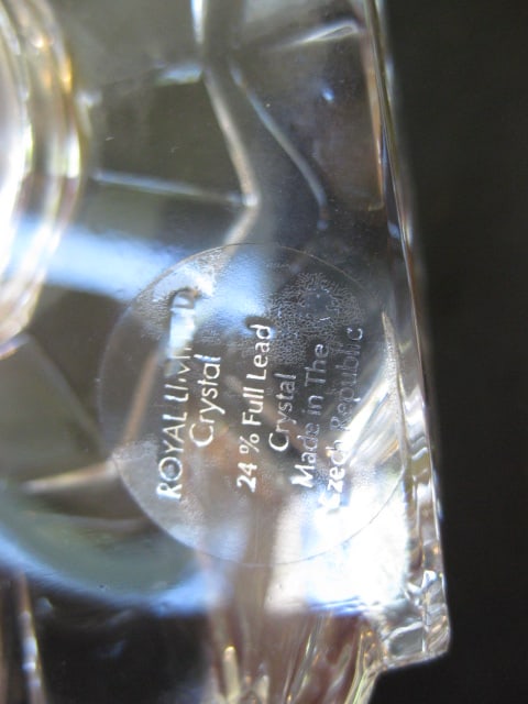 Crystal Hand Blown Controlled Bubble Elephant Figure, Controlled Bubble Crystal - 11