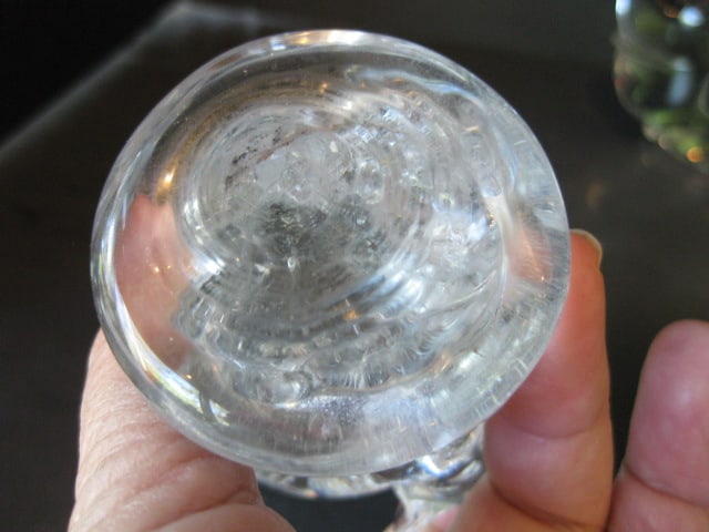 Crystal Hand Blown Controlled Bubble Elephant Figure, Controlled Bubble Crystal - 5