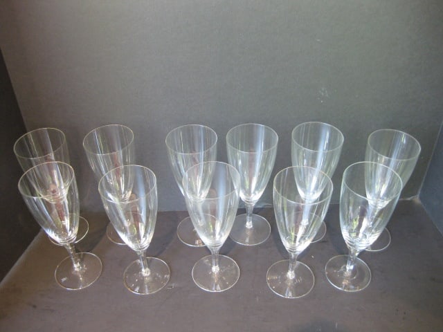 11 Royal Branded Crystal Goblets - 2