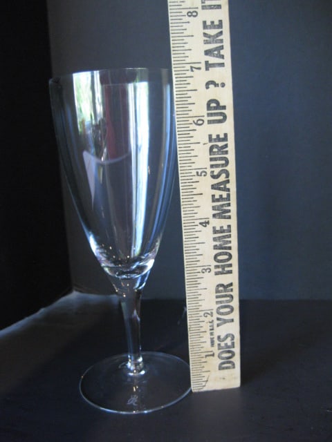 11 Royal Branded Crystal Goblets - 3