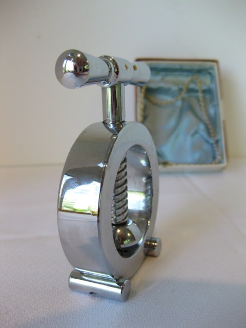 Heavy German Stainless Steel Screw Nut Cracker in Original Box - 2