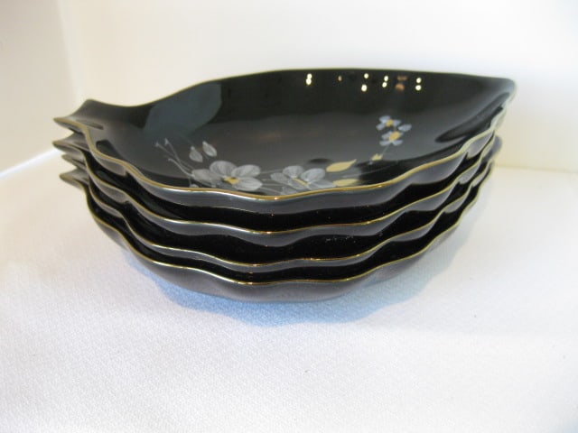 Handpainted Color Stone BFC 5 Piece Nut/Candy Dish Set - 7