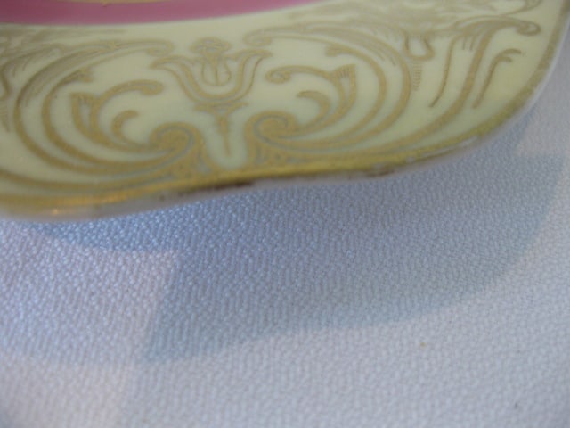 12 PT Bavaria Tirschenreuth Gold Gilt Decorated Salad Plates - 6
