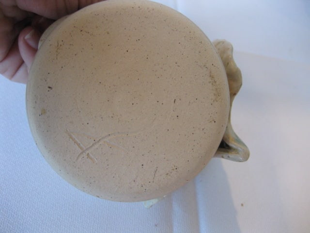 Signed Studio Pottery Bowls, Plate, Cork Stoppered Jar, Tumbler and Elephant Cup - 14