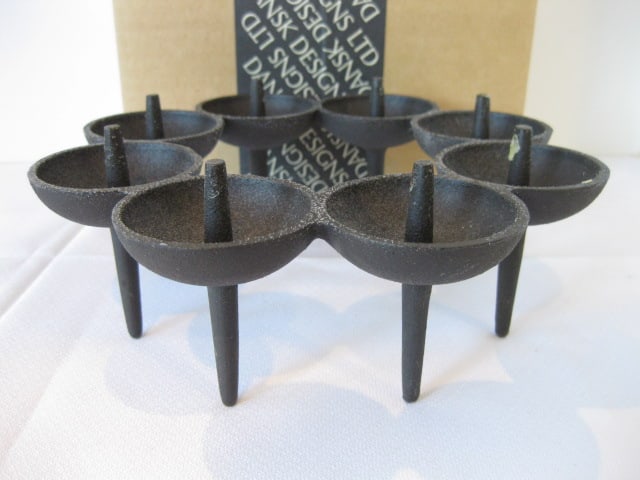 Two Dansk Designs Cast Metal Candle Holders in Original Boxes - 6