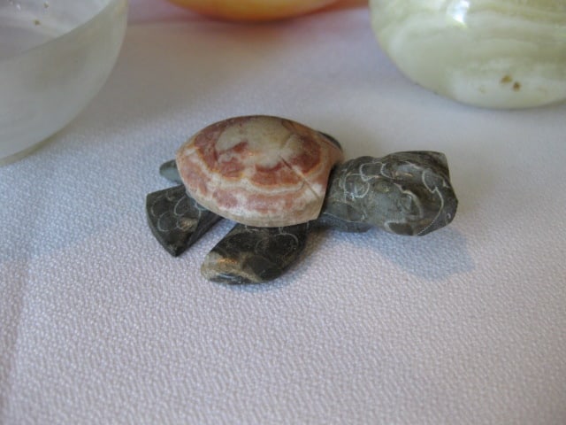 Carved Polished Stone Figures, Sliced Geode Tealight, Rough Cut Chunk Rock Formation, etc. - 2