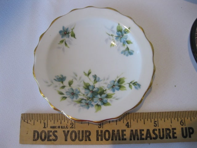 Porcelain Plate, Tidbit Dishes, Creamer, Ashtrays, etc. - 10