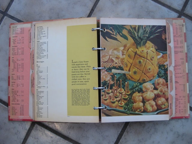 1950's Cookbooks, Hand Sewn Aprons, Oak Recipe Box with Collection of Recipes and - 10