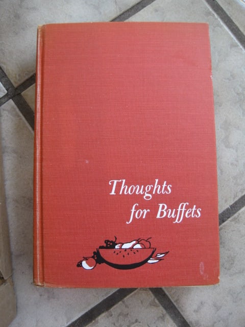 1950's Cookbooks, Hand Sewn Aprons, Oak Recipe Box with Collection of Recipes and - 18